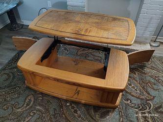 Oak coffee table