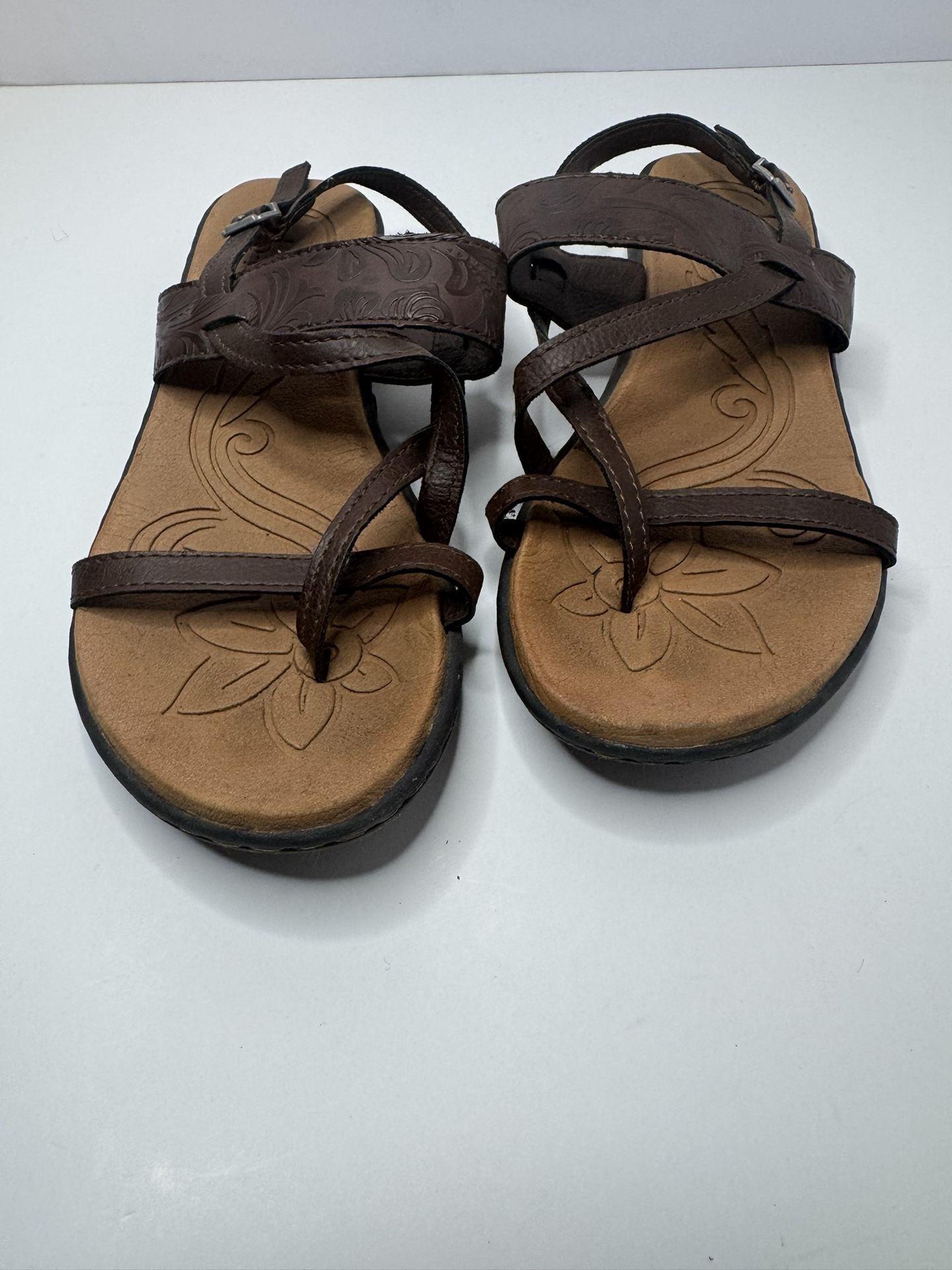 BOC Born Concept Brown Strappy Sandals Size 6M
