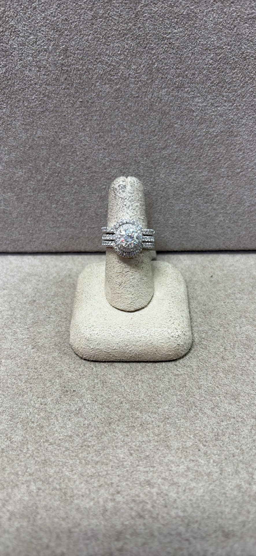 3 Piece Wedding Ring Set