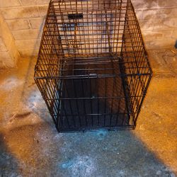 Folding dog cage. 24in Long ×20in Wide×20inches Tall