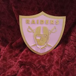 6" Raiders Plaque