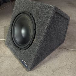 12" subwoofer with box