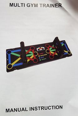 Foldable Push Up Board Multifunctional Push Up Bracket Board