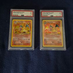 Pokemon Cards Charizards Graded PSA