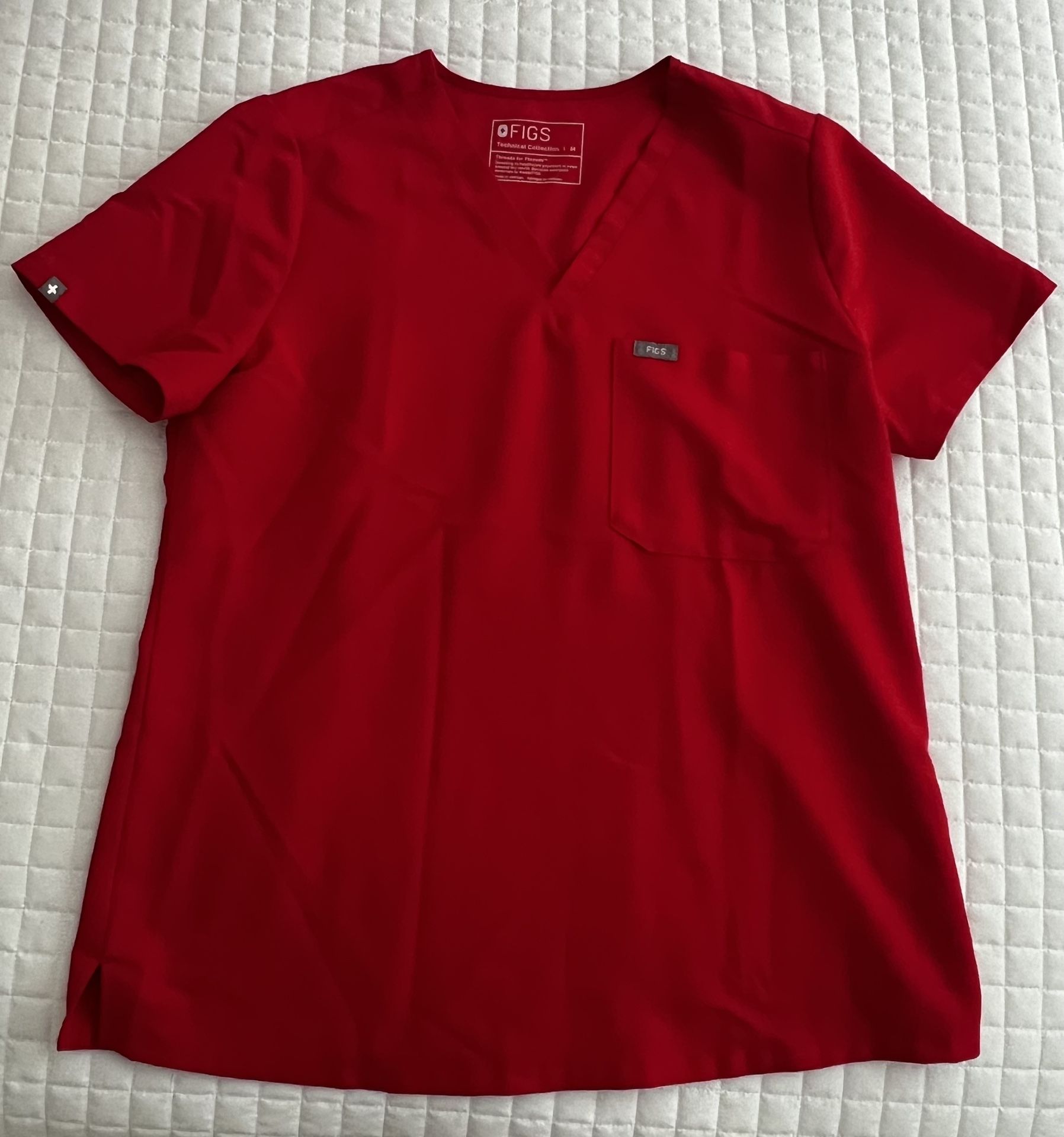 FIGS Scrubs Pop red 