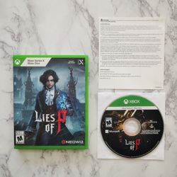 Lies of P for Xbox One/ Series X LIKE NEW AND EXCELLENT CONDITION WOULD TRADE