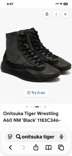 Onitsuka Tiger Wrestling A60 Nippon NM Black Sneakers
