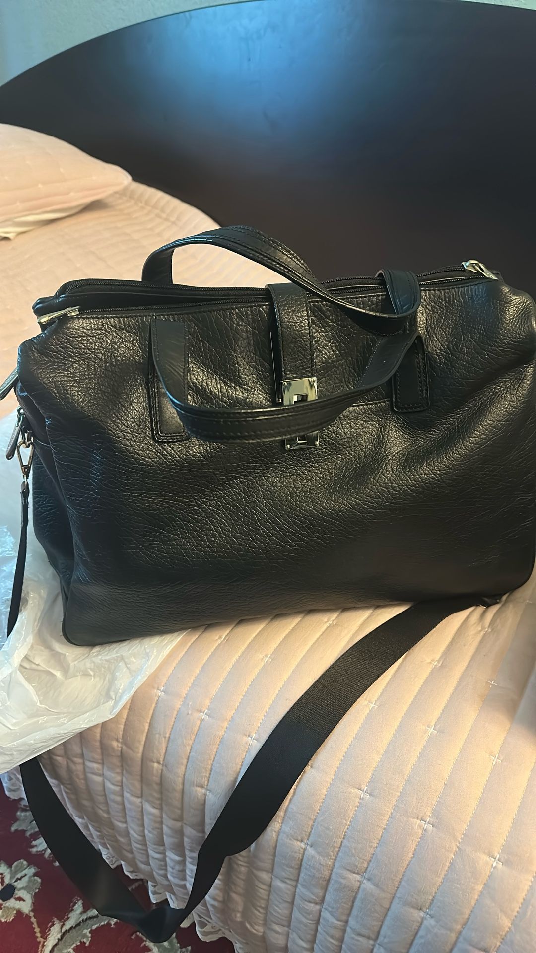 Leather travel  Bag $50