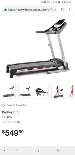 ProForm Fit 425 Treadmill for Sale in Banning CA OfferUp