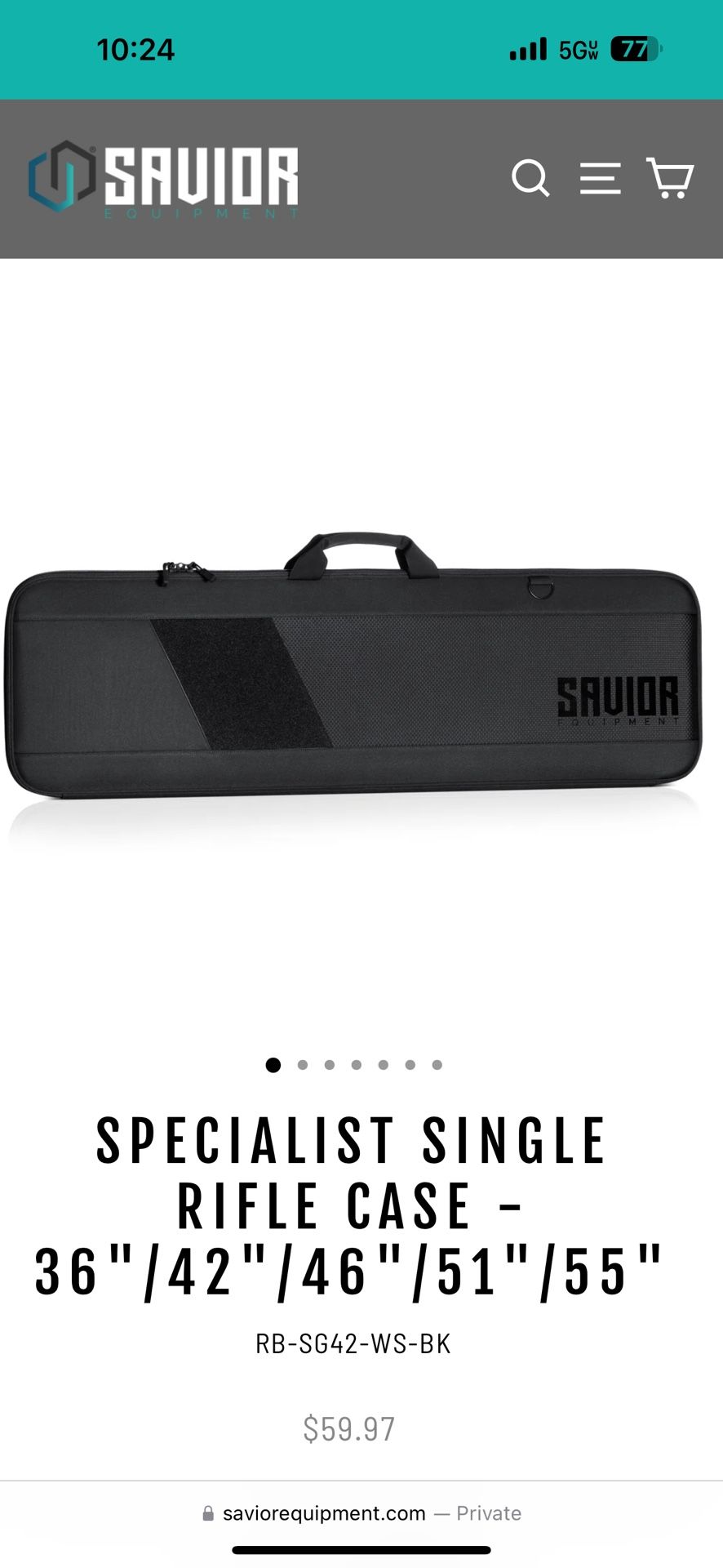 42in Rifle Savior Case