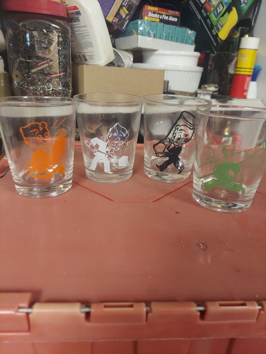 Vintage Glenmore Whiskey Little Kentucky Colonels Tumblers