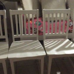White Dining Chairs 