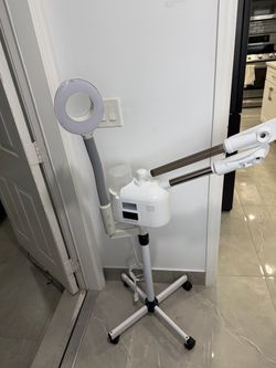 2-in-1 Facial Steamer with Magnifying Lamp