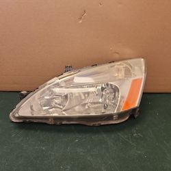 2003 2004 2005 2006 2007 Honda Accord Front Halogen Headlight Left Side OEM