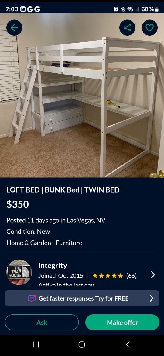 Loft Bed Bunk Bed
