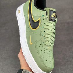 Nike Air Force 1 '07 LV8 'Metallic Swoosh Pack Oil Size 8.5