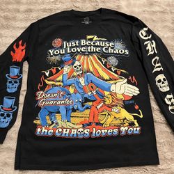 New Boss Dog Dept. Long Sleeve Shirt Size M