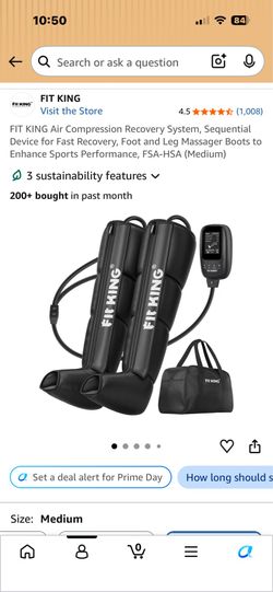 FIT KING COMPRESSION LEG RECOVERY SYSTEM