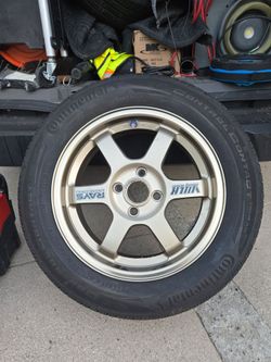 Volk TE37 15x6.5 4x100 $1400 firm!