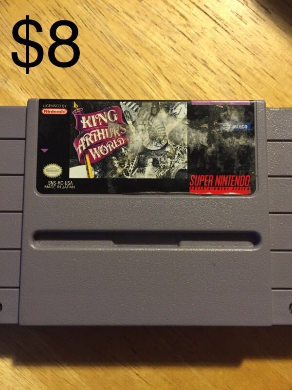 Super Nintendo King Arthur's World