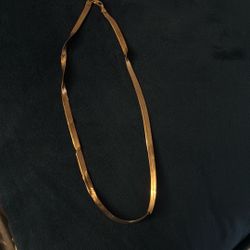 (925 Italy )Gold Plated Necklace 