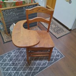 Old School Desk Solid Wood 