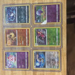 Pokemon Lot 6 Cards 
