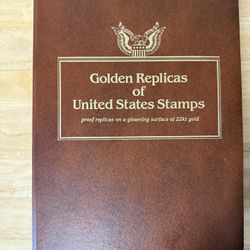 Golden Replicas Of United States Stamps