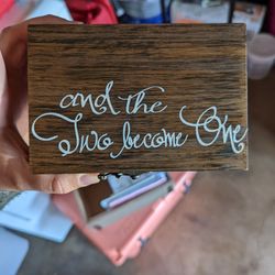 Rustic Wedding Ring Box