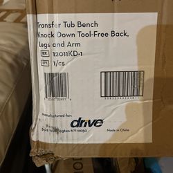 Transfer Tub Bench Knock Down Tool Free Back Legs And Arm