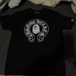 Chrome X Bape Black T Shirt M