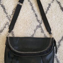 BCBG Leather Messenger Bag