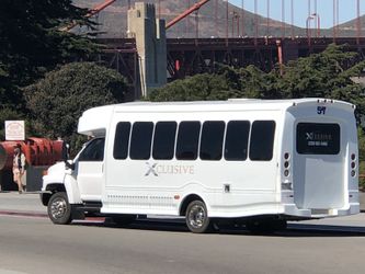 All White Party Bus Limo For FRIDAY