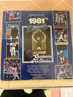 ⚾️Vintage 1981 LA Dodgers World Championship Vinyl Albums – Fernando Valenzuela Collectors Item⚾