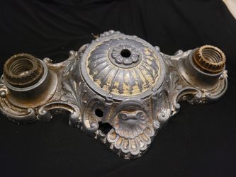 Antique Art  deco two bulds light Fiture