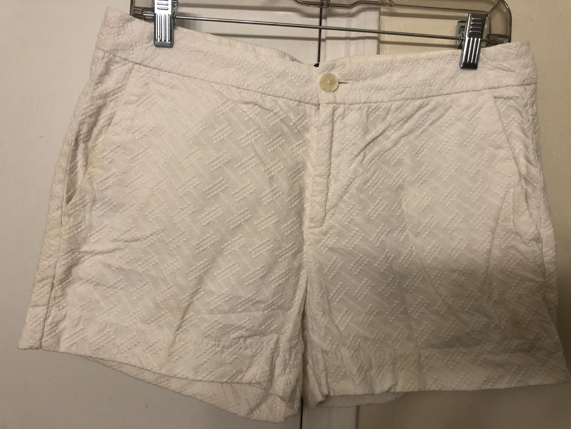 Banana Republic White Shorts size 4