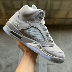 Jordan 5 Wolf Grey (Size 7Y, 12)
