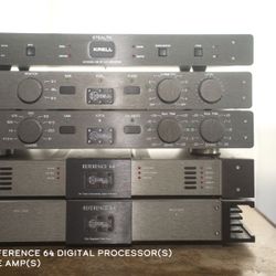 Stereo Equipment (various); KRELL, SONY, REVOX, Etc.