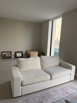 85” Deep Comfy Sofa (Cream)