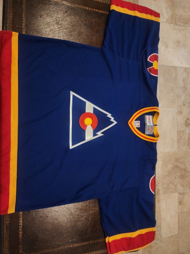 Colorado Rockies 1980s XXL Blue Jersey CCM