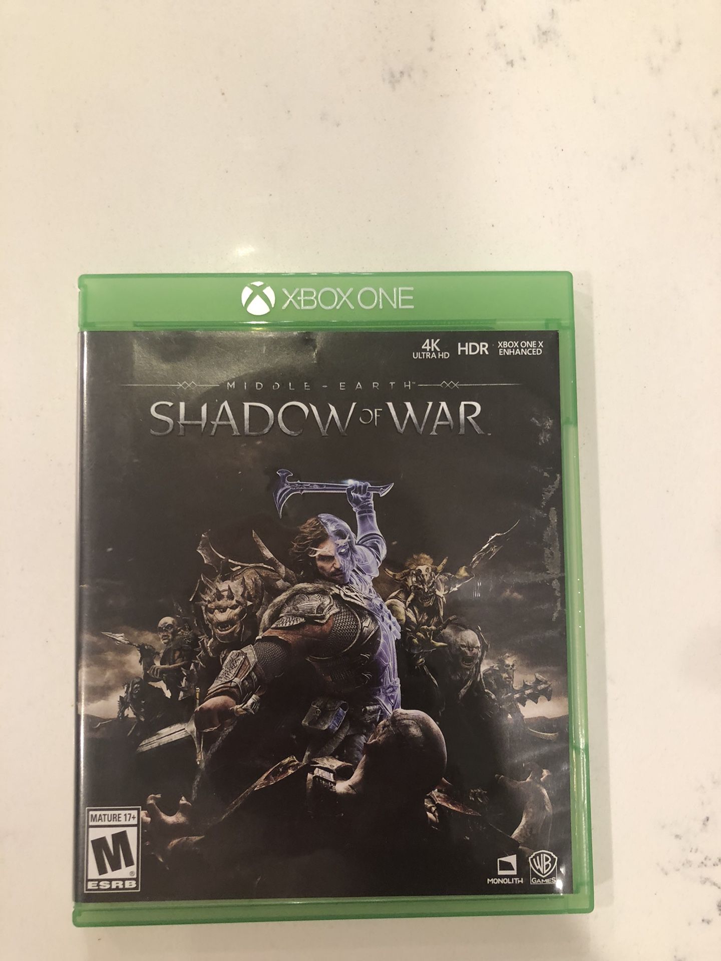 Xbox games Battlefield, shadow of war, modern warfare