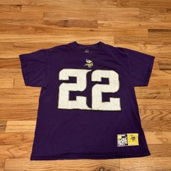 Vintage Y2K Purple Minnesota Vikings smith 22 t shirt  Size large  #NFL #gridiron