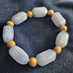 Blue Lace Agate Bracelet 