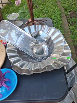 Silver Serving Plates