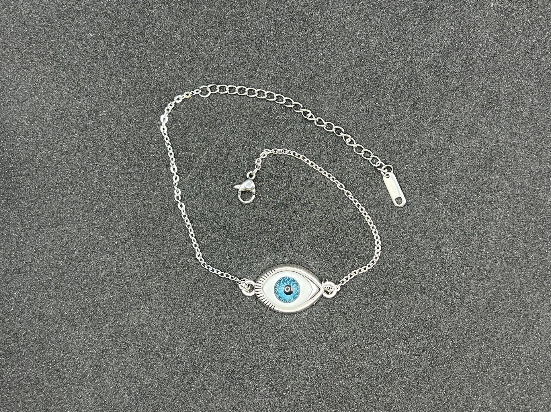 Evil eye chain bracelet