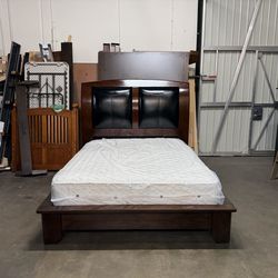 Queen bed and mattress $280