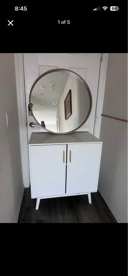 sideboard/ mirror