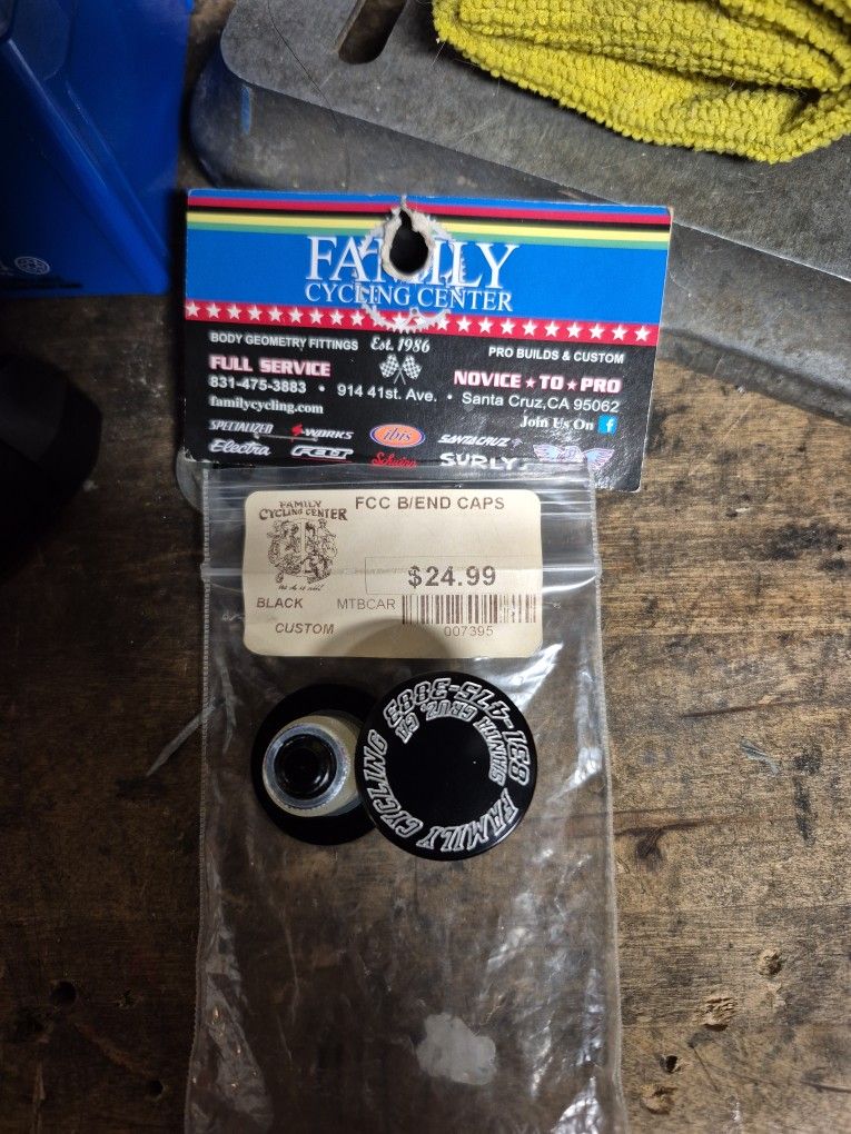 Family Cycle Center Bar End Caps