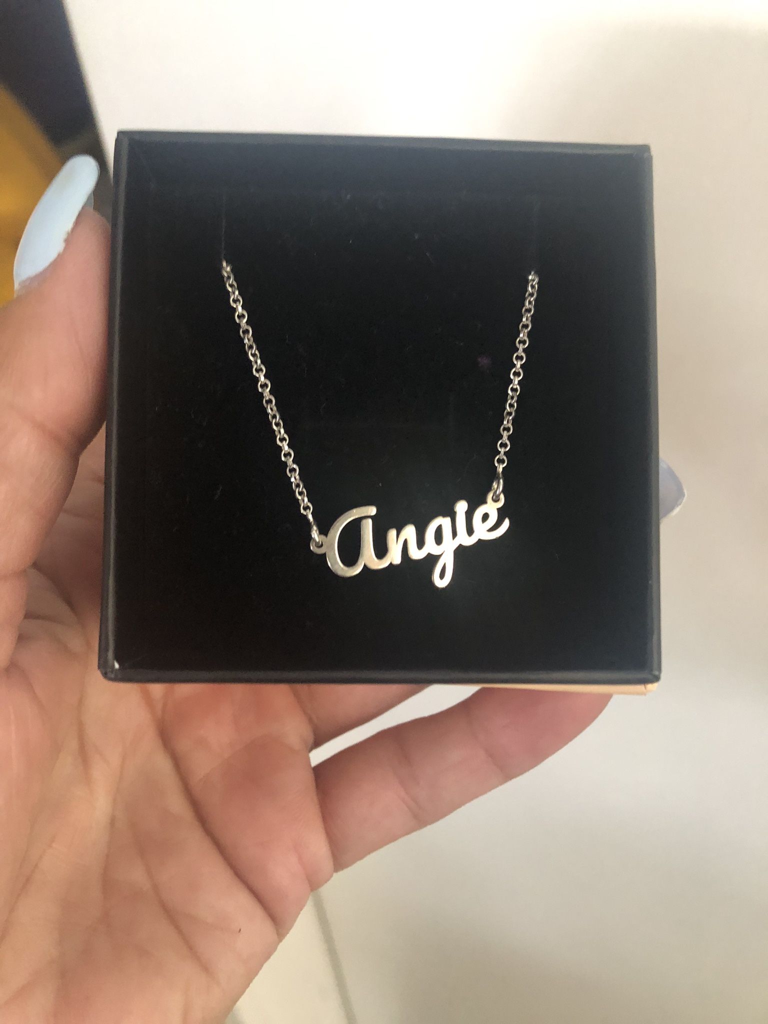 925 STERLING SILVER “ANGIE “ Necklace Happy Halloween 👻
