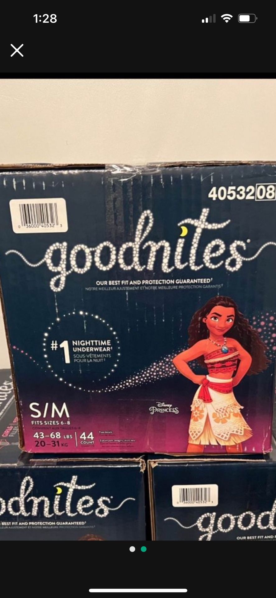 Goodnight Underwear Boys And Girls $20